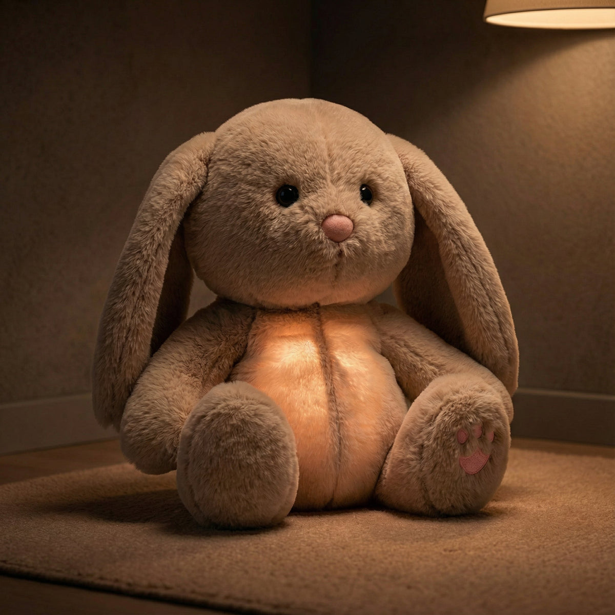 CalmiBear Breathing Plush Toy | Soft Cuddly Toy with Gentle Motion & Night Light