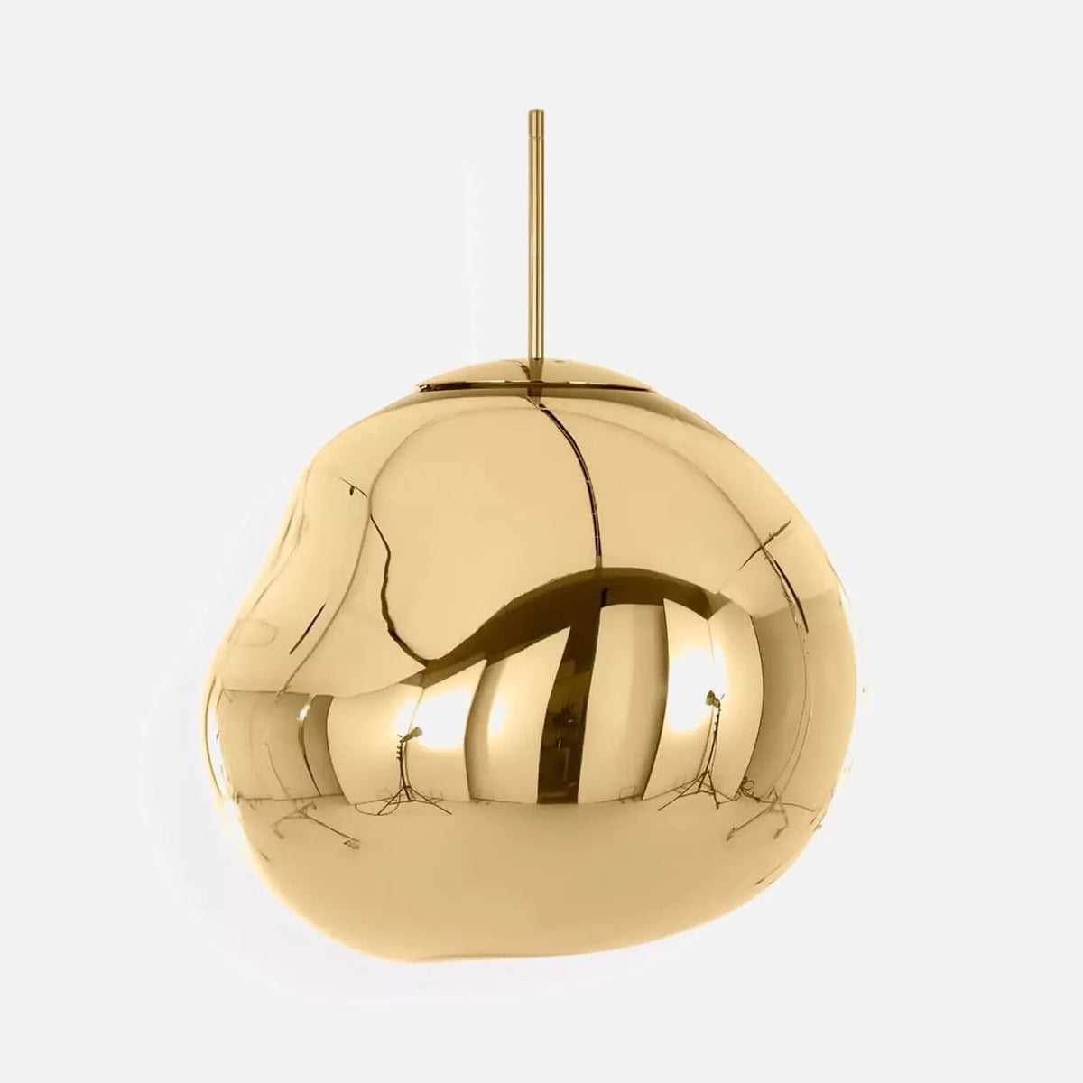 MoltenGlow Gold Bubble Pendant Light | Modern Melt Effect Ceiling Lamp