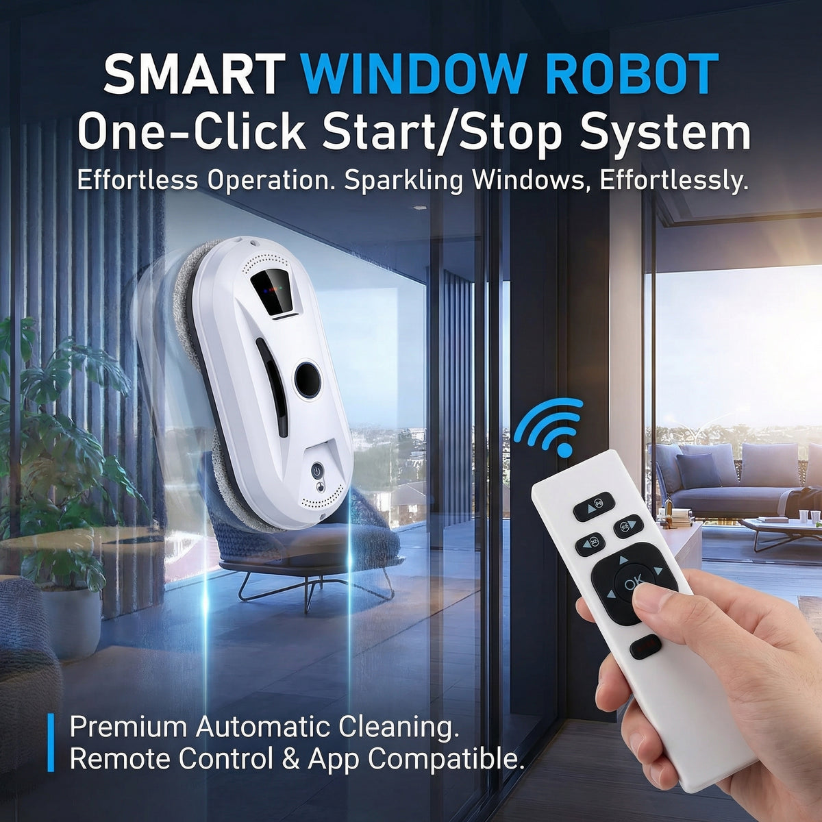 Window Cleaning Robot Pro 2.0 – Smart Robotic Cleaner