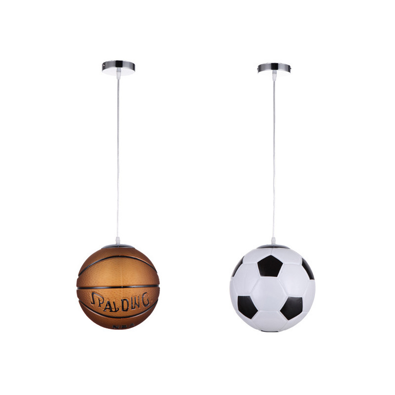 DreamBall LED Ceiling Light | Kids’ Football-Themed Glass Ceiling Lamp