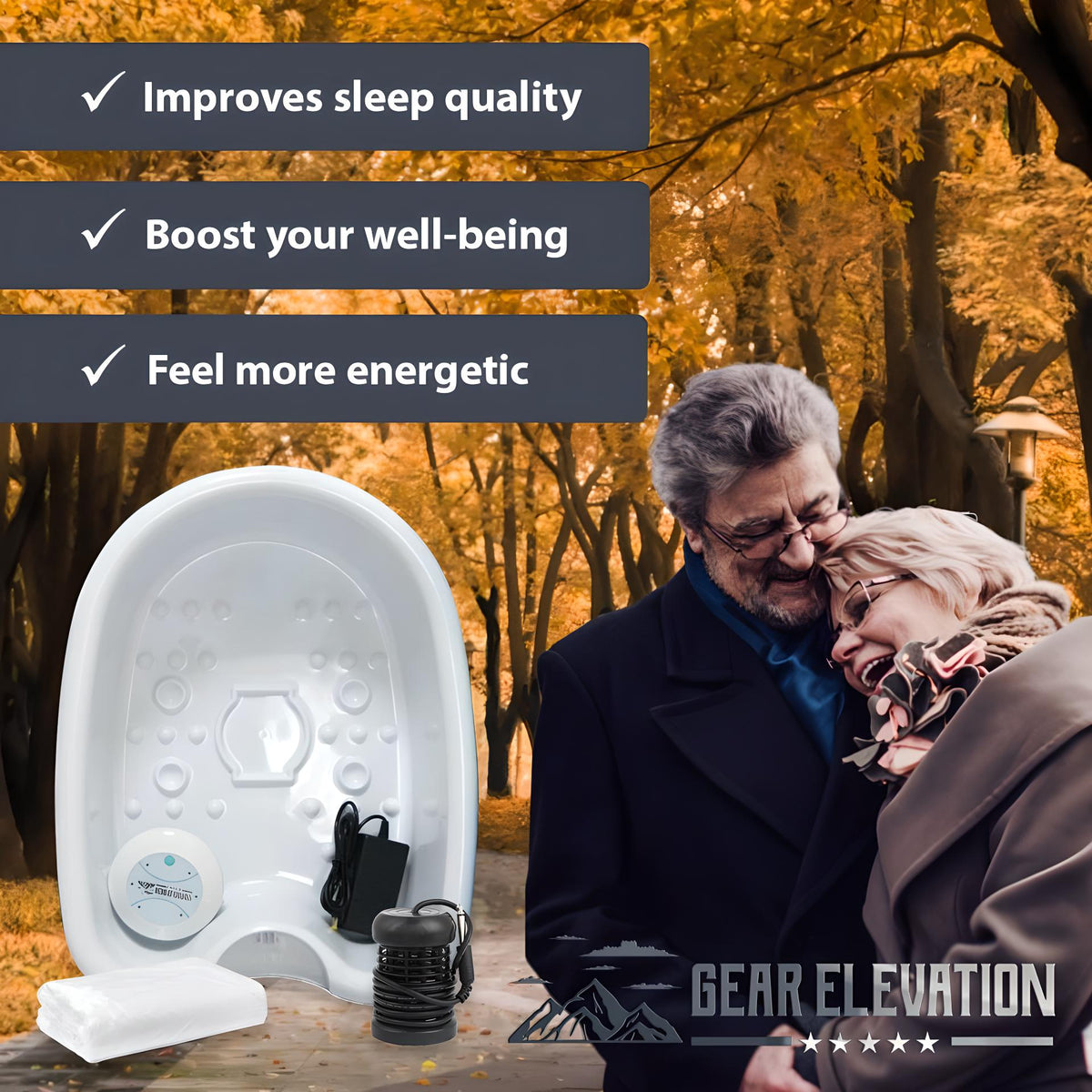 Ion Pure - Ionic Detox Foot Bath - Gear Elevation