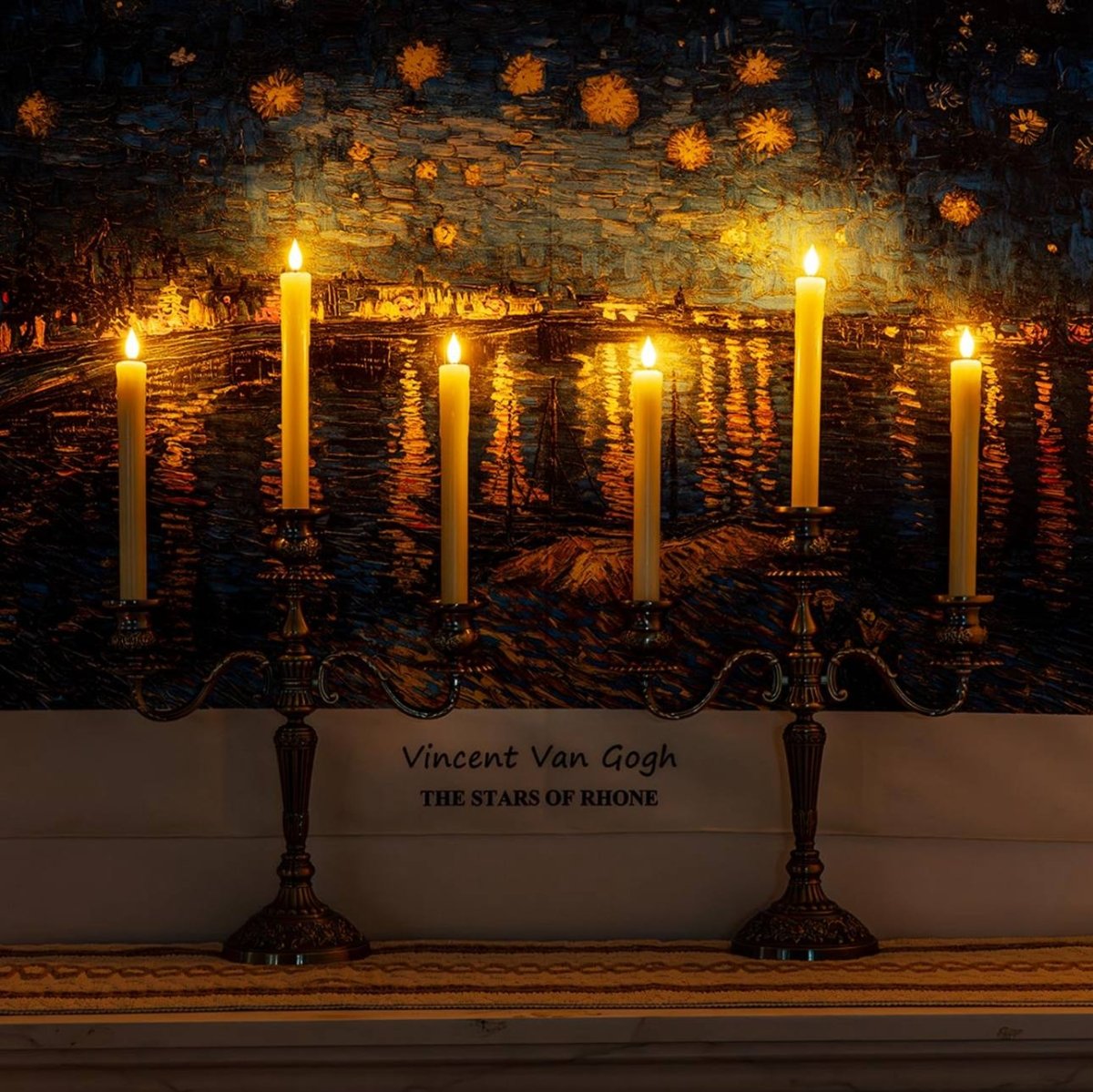 LED Elegant Candles - Set of 6 - TheOrivana