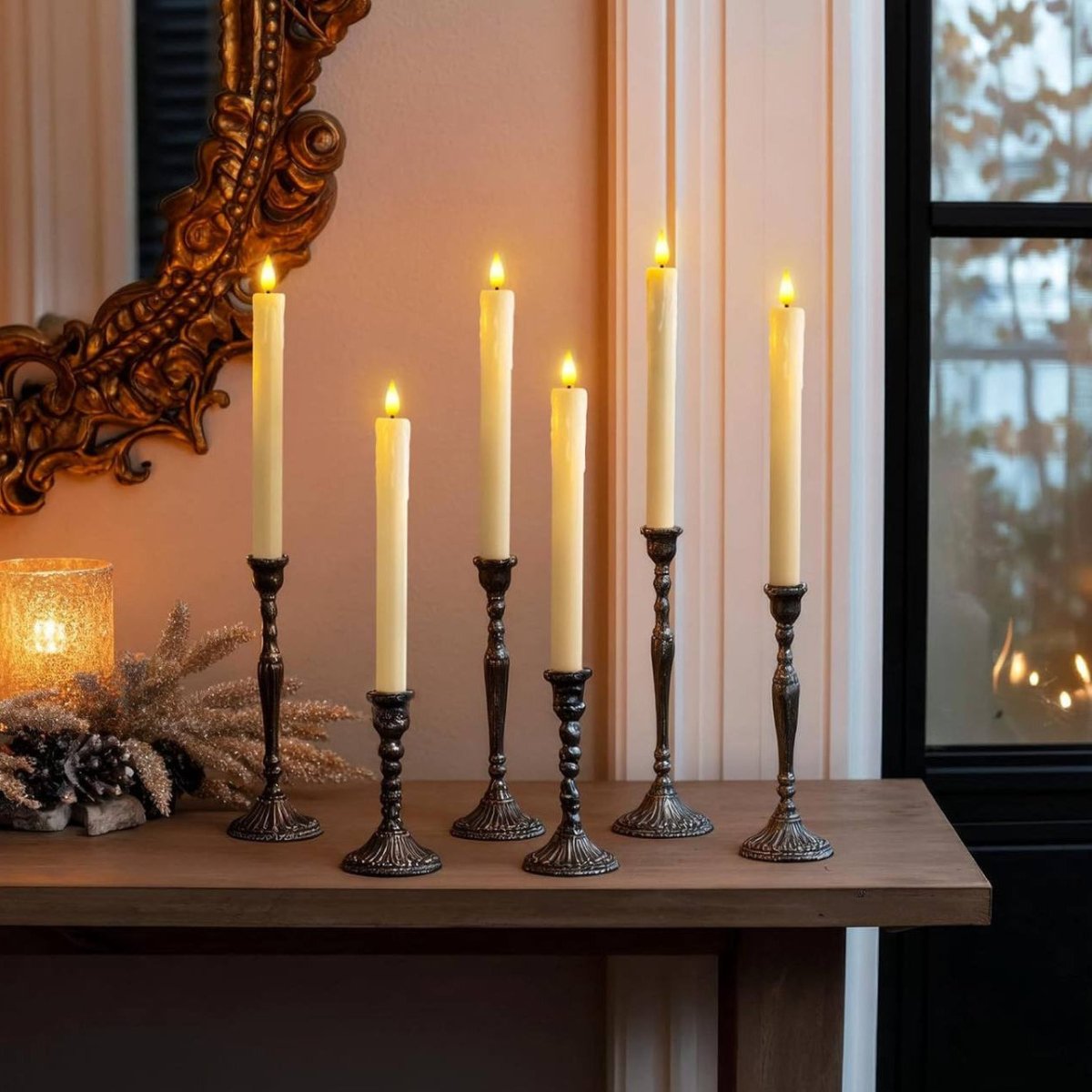 LED Elegant Candles - Set of 6 - TheOrivana