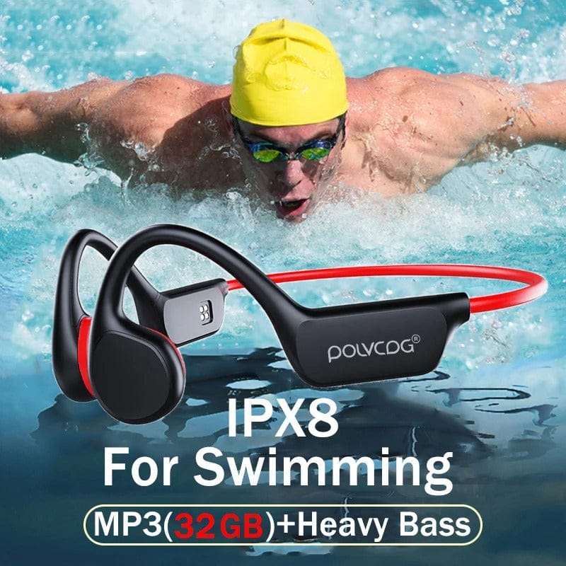 AeroSonic Apex Bone Conduction Headphones | Open-Ear Bluetooth Wireless Sports Headset