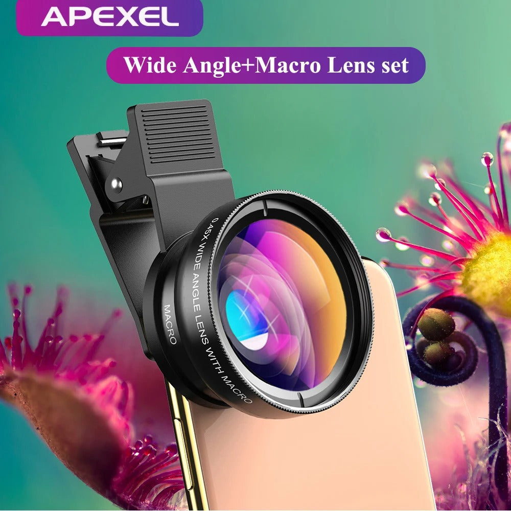 Super Wide Angle & Macro Smartphone Lens Kit
