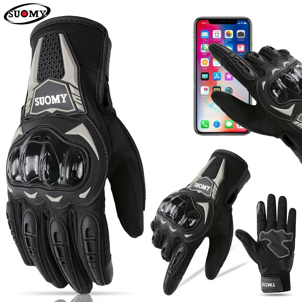 Winter Waterproof Motorcycle Gloves – Touchscreen, Insulated, Cycling & Motocross for Men & Women