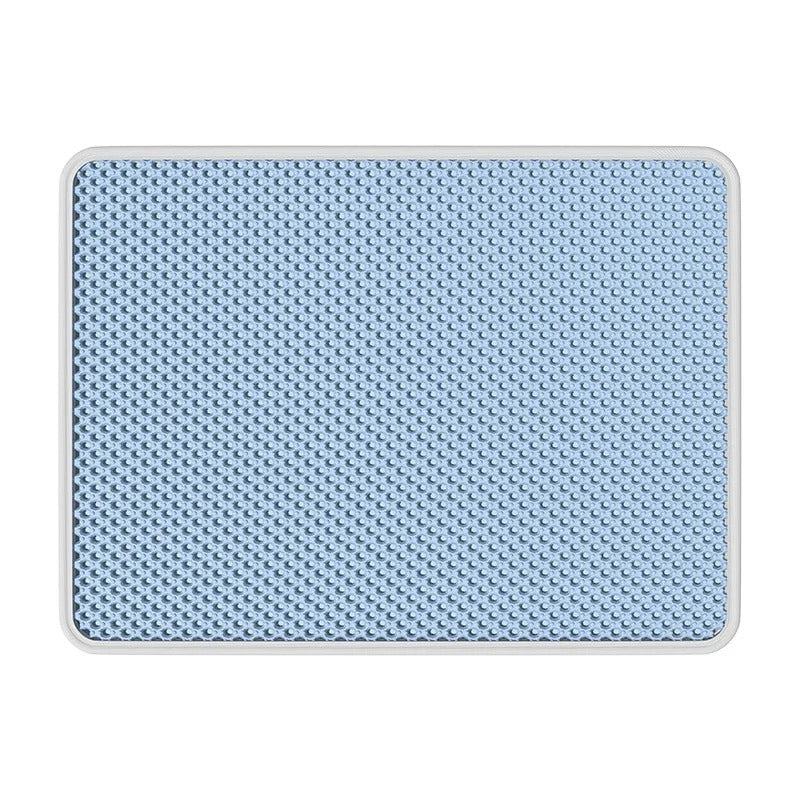 Double-Layer Waterproof Cat Litter Mat with Urine Protection