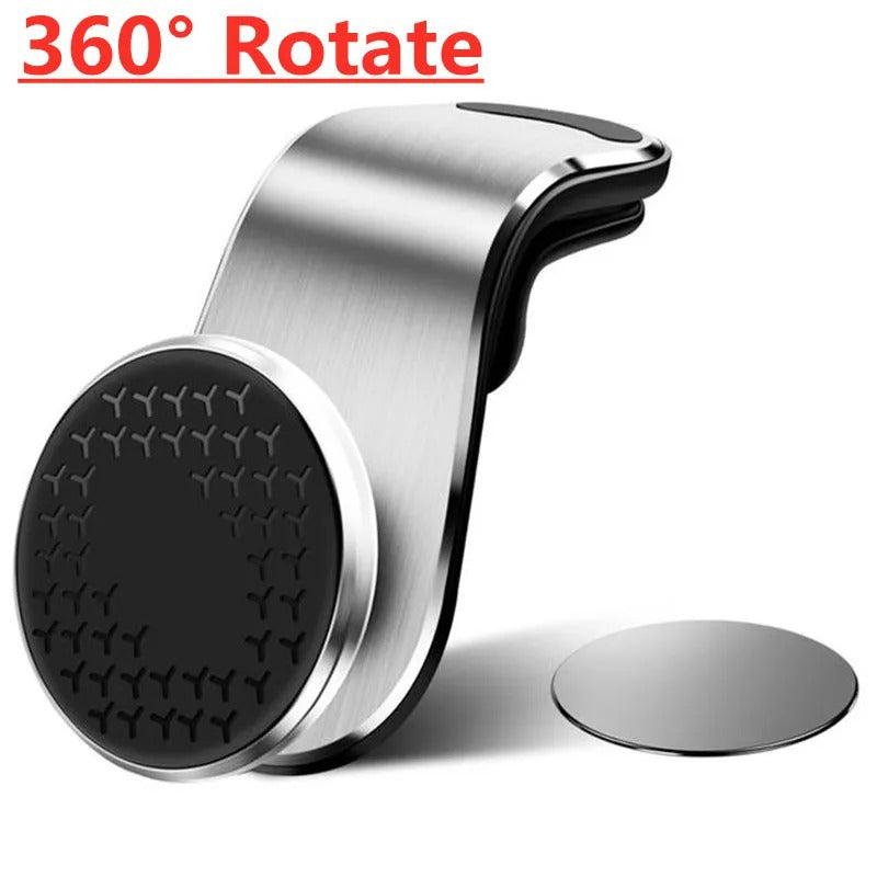 Magnetic Car Phone Holder – 360° Air Vent Mount for All Smartphones