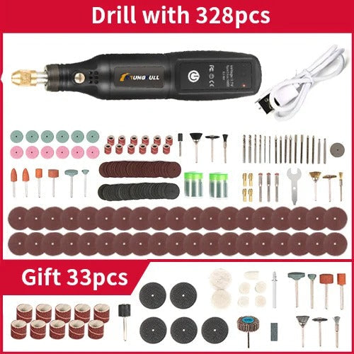 Cordless USB Rotary Engraving Tool Mini Drill