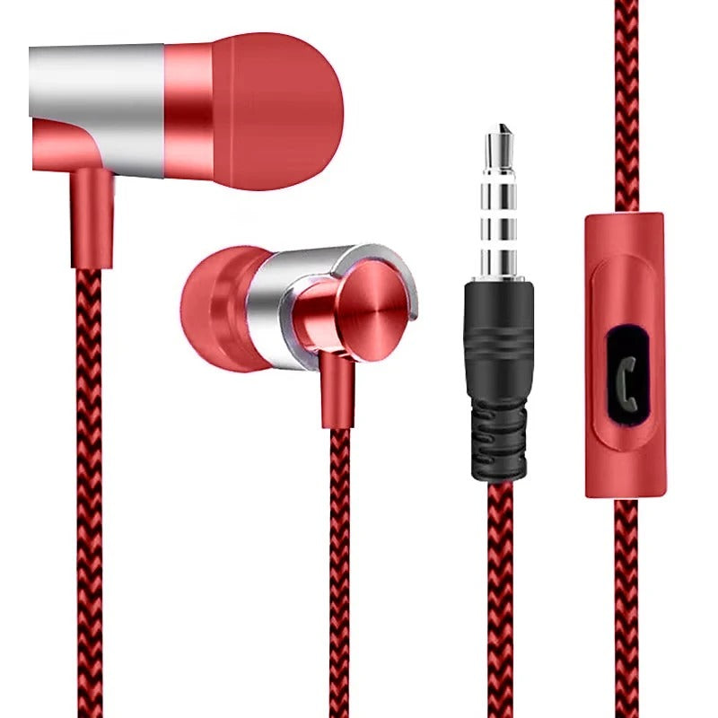 Hi-Fi Wired In-Ear Earphones – Noise Cancelling, Ergonomic 3.5mm Headphones