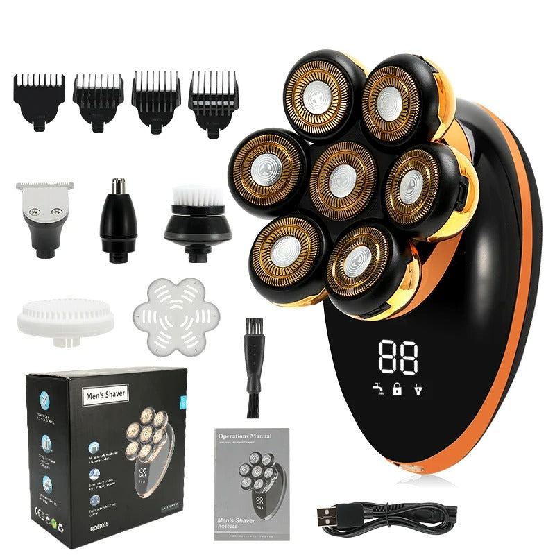 7D Floating Electric Shaver – Men’s Rechargeable Groomer