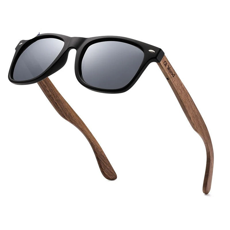 Natural Wooden Polarized Sunglasses UV400 for Men
