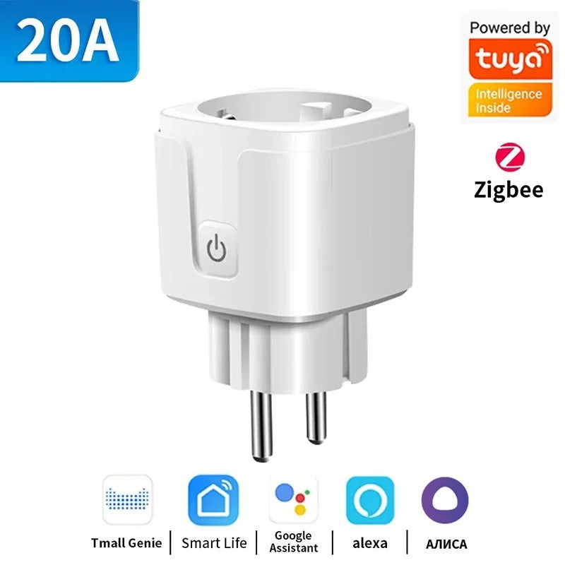 Smart WiFi Zigbee Plug 16A/20A with Power Monitoring