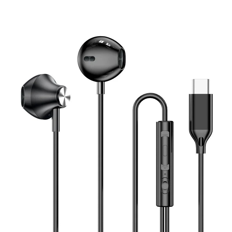 9D Stereo Gaming Headset Wired Earphones – HiFi Bass, Type-C & 3.5mm