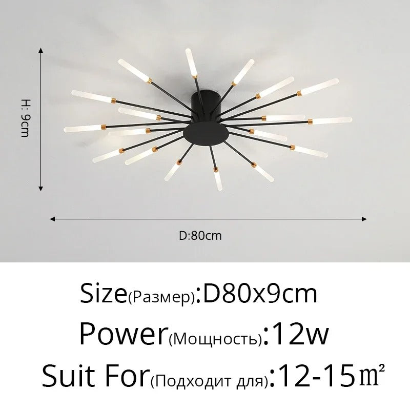 Nordic Fireworks Ceiling Chandelier