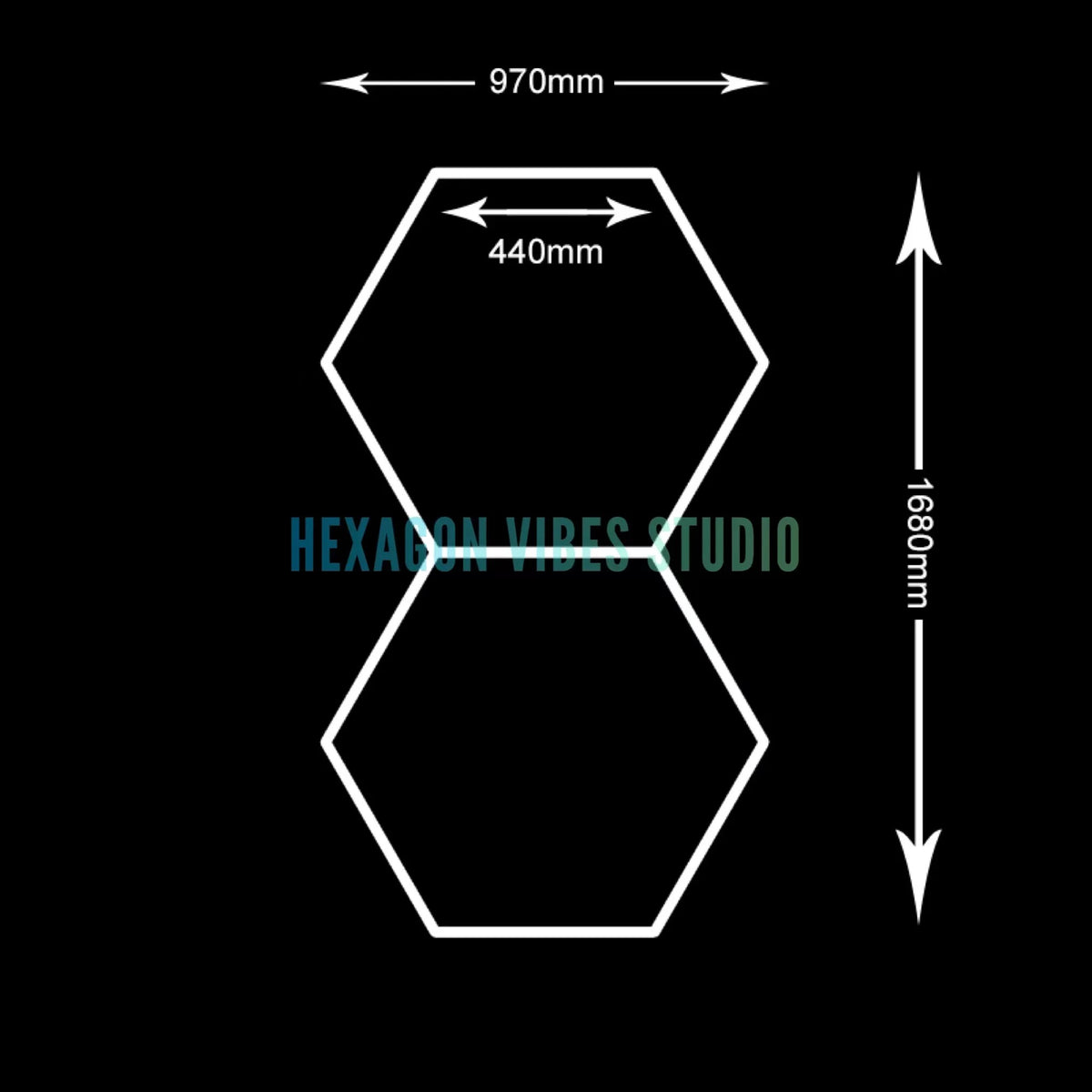 Hexagon LED Ceiling Light