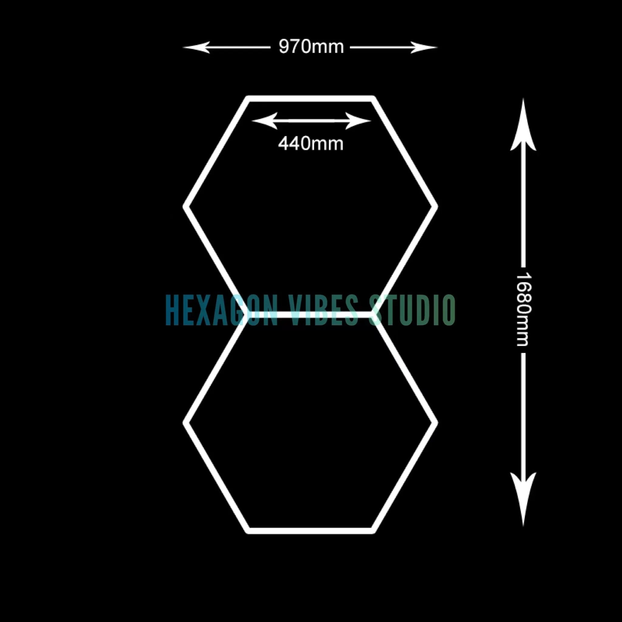 Hexagon LED Ceiling Light