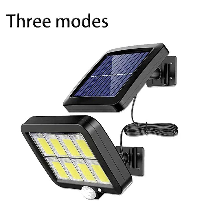 Split Solar Motion Wall Light