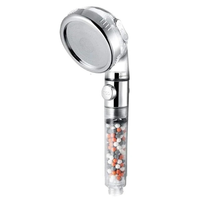 3-Function High Pressure SPA Shower Head with Filter