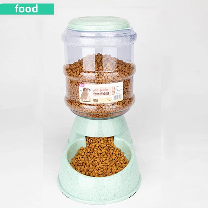 Large Capacity Pet Feeder & Water Dispenser for Cats and Dogs
