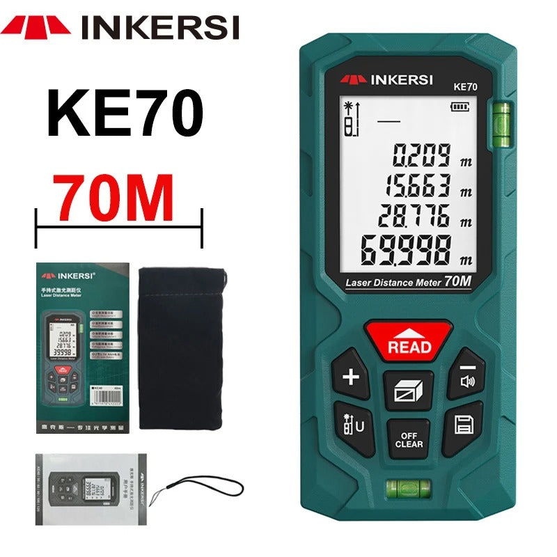 Laser Distance Meter – Digital Rangefinder 40M/70M/120M