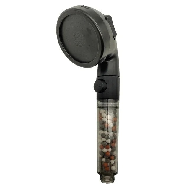 3-Function High Pressure SPA Shower Head with Filter