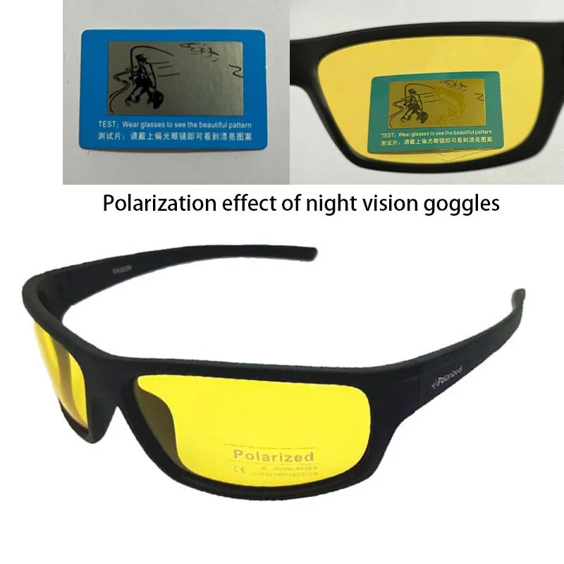 Men’s Polarized Sport Sunglasses – UV400 Outdoor Hiking Glasses