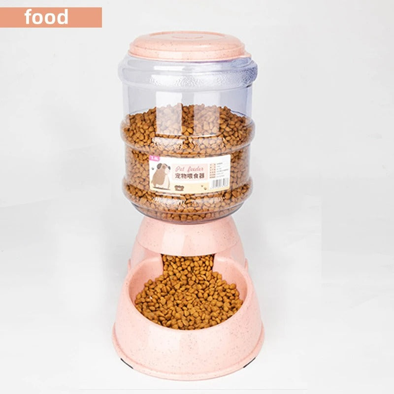 Large Capacity Pet Feeder & Water Dispenser for Cats and Dogs