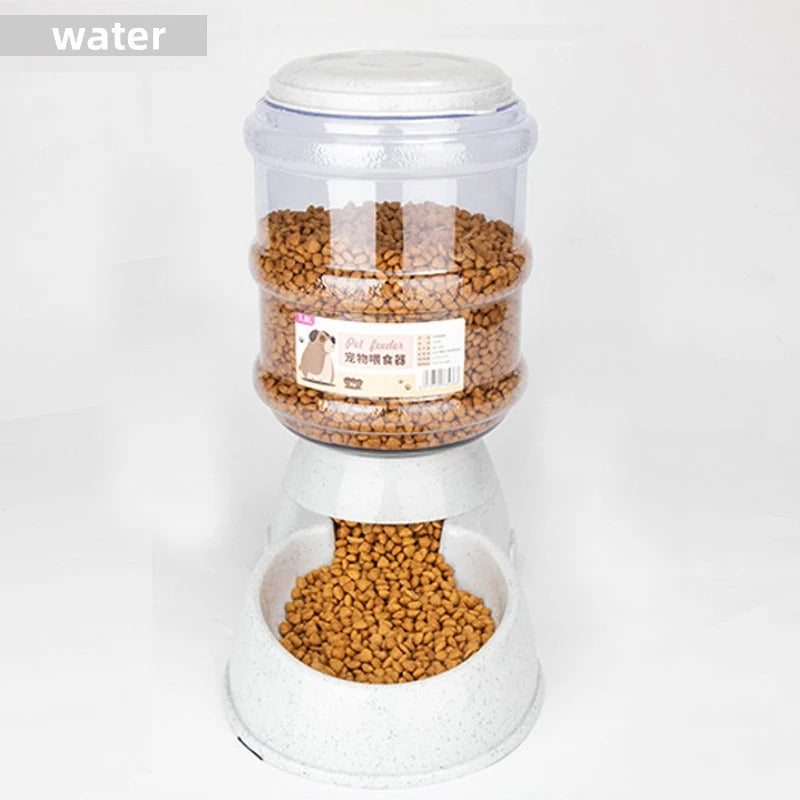 Large Capacity Pet Feeder & Water Dispenser for Cats and Dogs