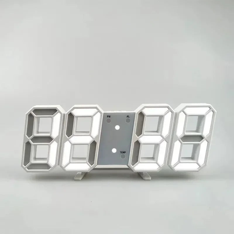3D Led Digital Alarm Clock with Temperature