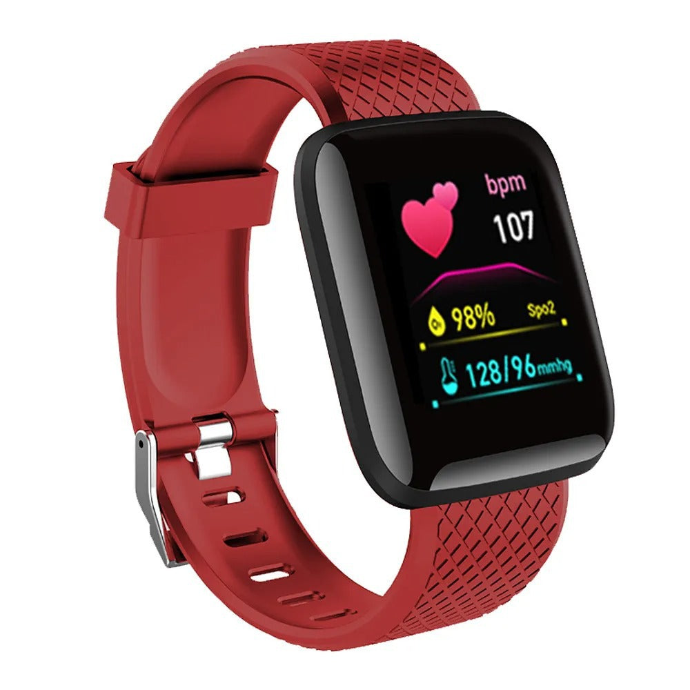 Bluetooth Smart Fitness Watch with Heart Rate & Sleep Tracking