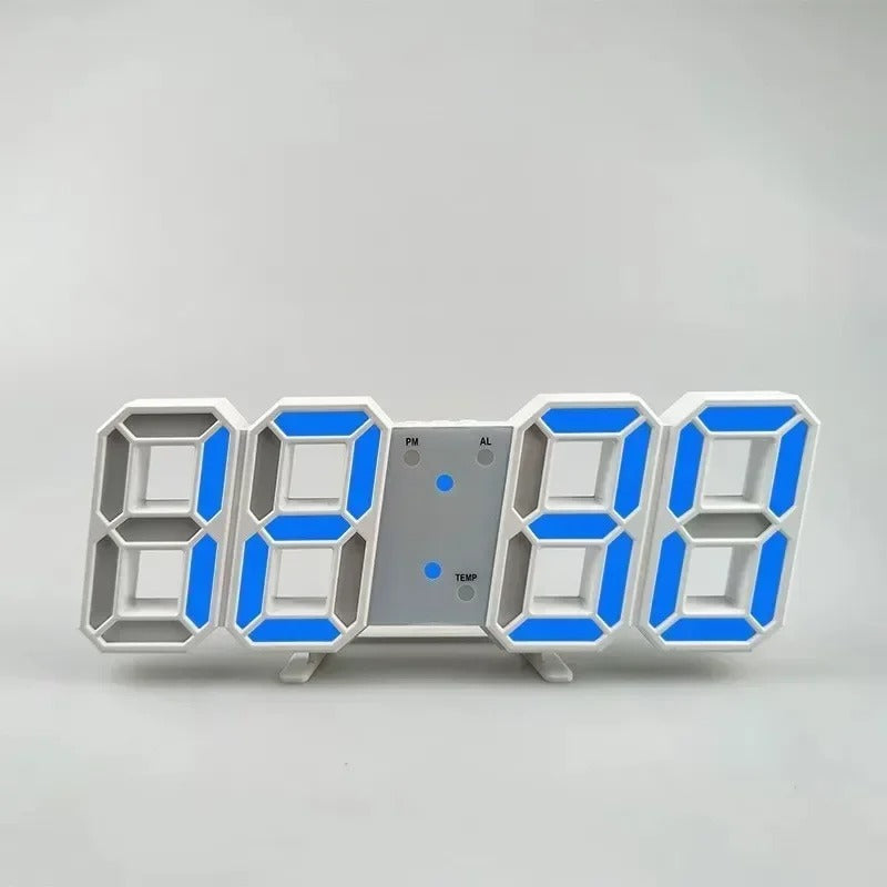 3D Led Digital Alarm Clock with Temperature