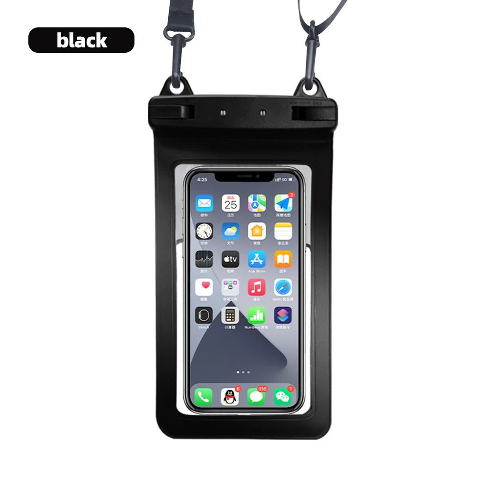 Full View Waterproof Phone Pouch – Underwater, Snow & Rain Protection