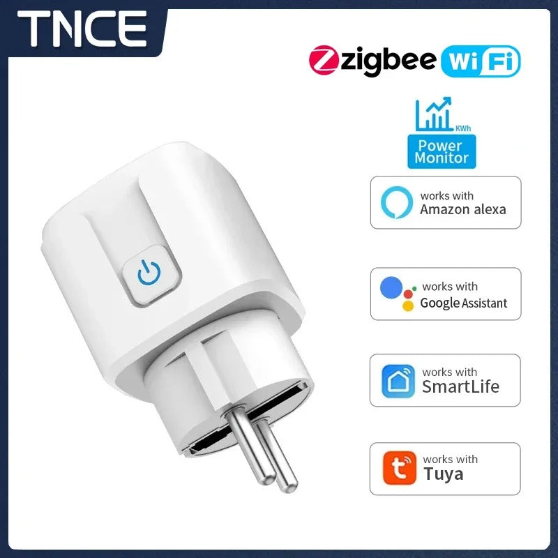 Smart WiFi Zigbee Plug 16A/20A with Power Monitoring