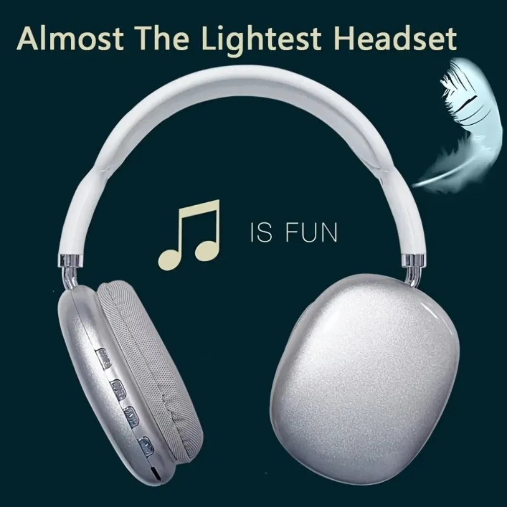 Wireless Bluetooth Headphones with Noise Cancelling & HD Mic
