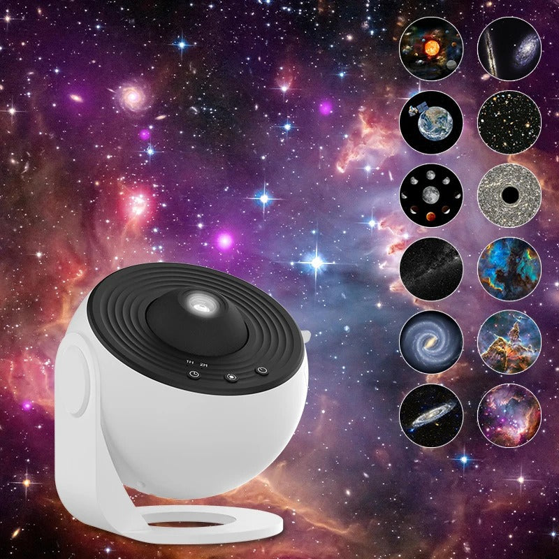 360° Rotating Galaxy Projector – Starry Sky Night Lamp
