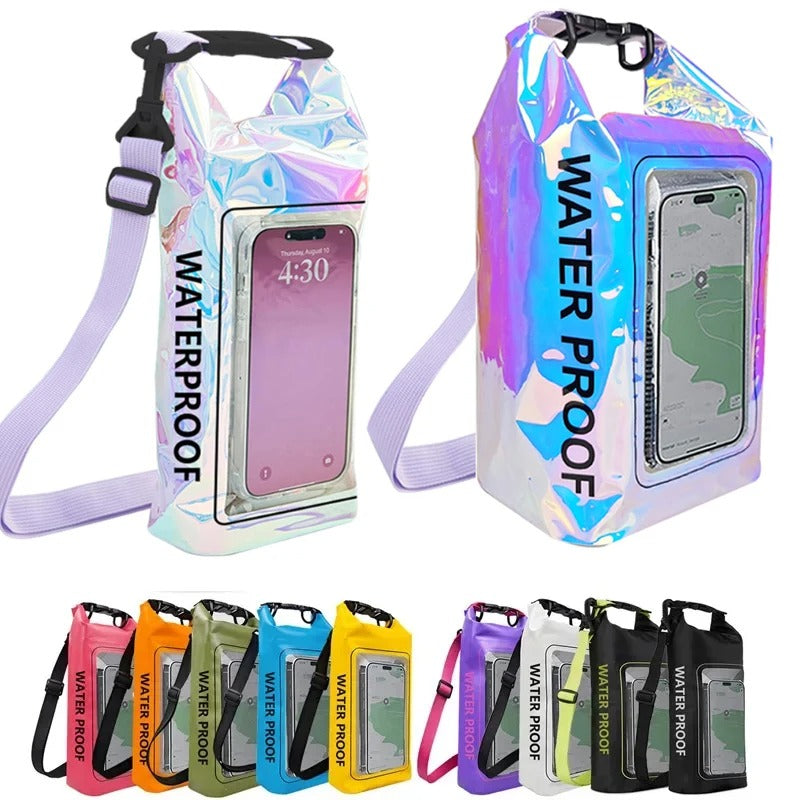 2L Dry Bag Swimming Pack – Waterproof Touch Screen Outdoor Storage Bag