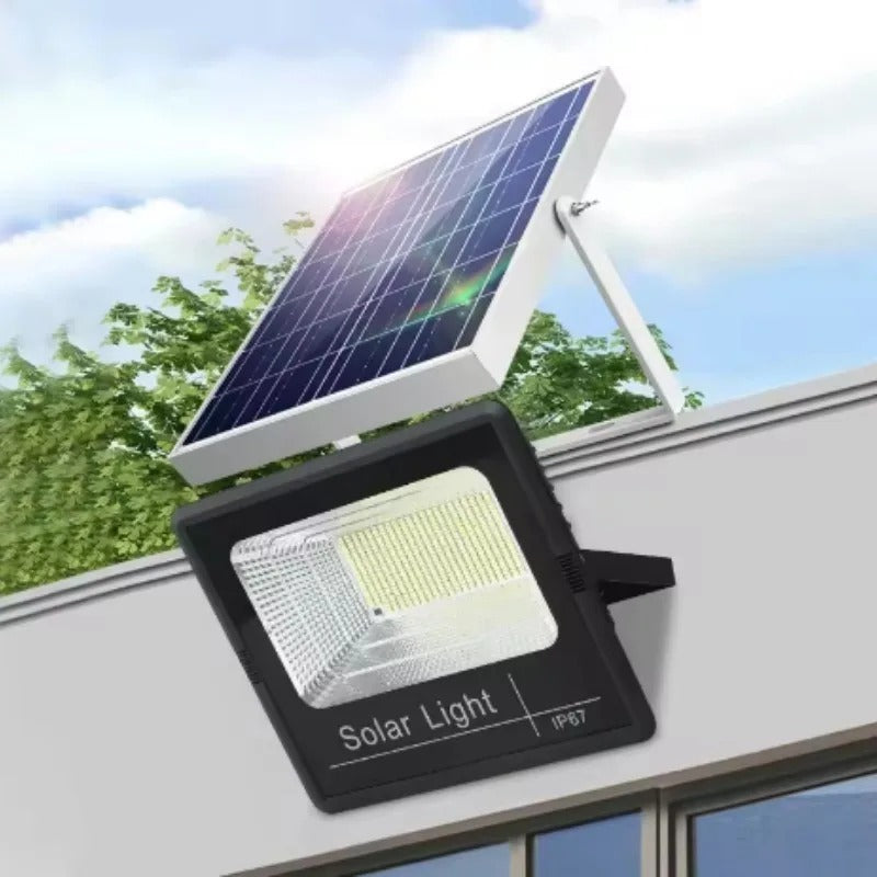 Remote Solar Flood Light