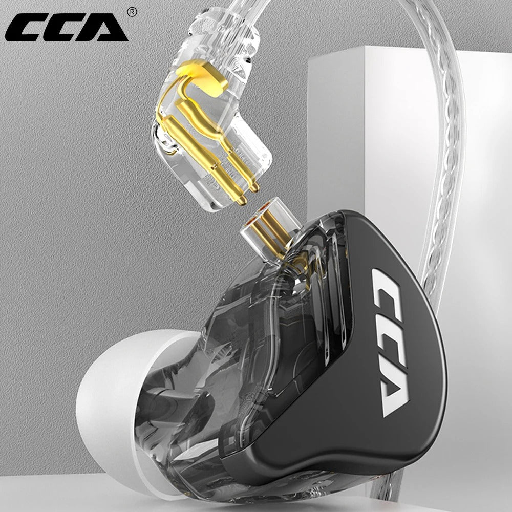 Wired In-Ear Monitor Earphones with Ultra-Thin Diaphragm & Deep Bass