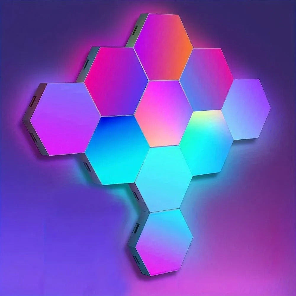 Hexagon Rgb Wall Light