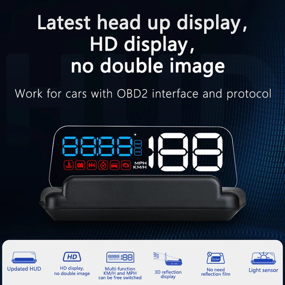 C500 OBD2 Car HUD Digital Display GPS