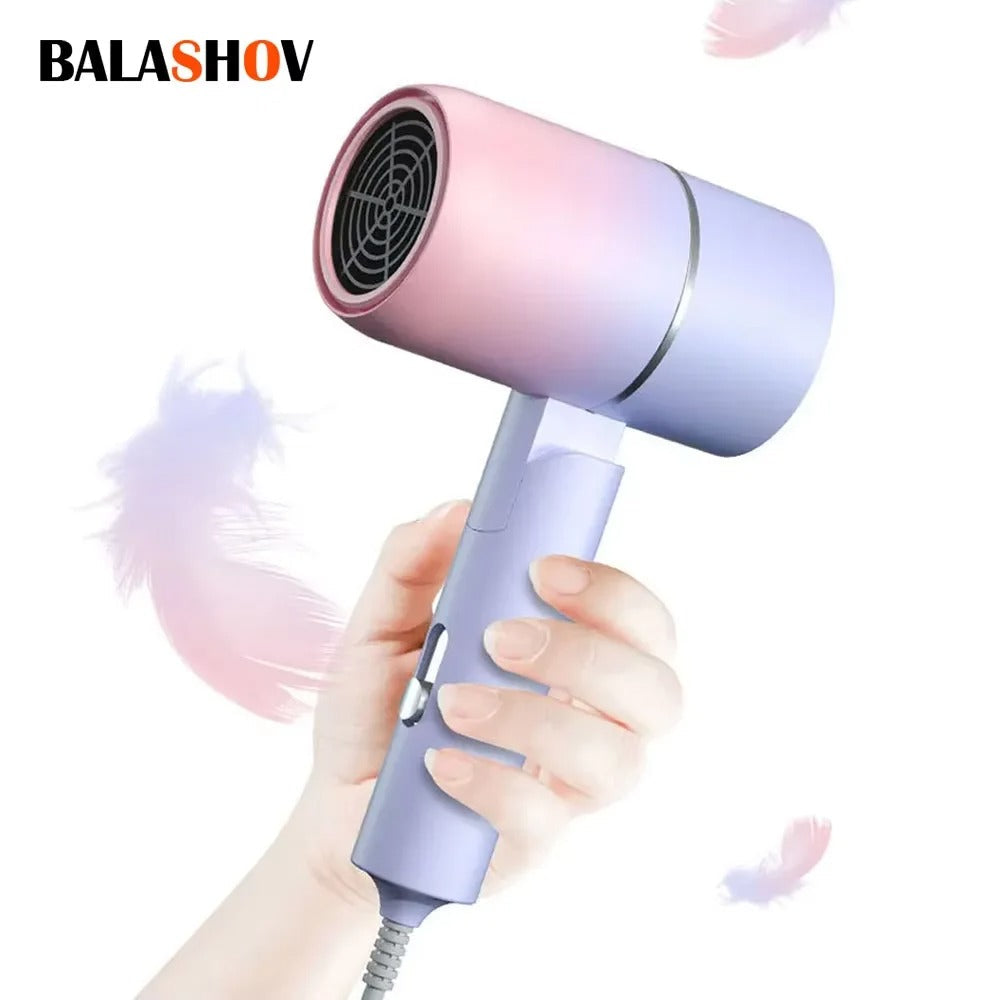 Mini Folding Travel Hair Dryer with Anion Technology