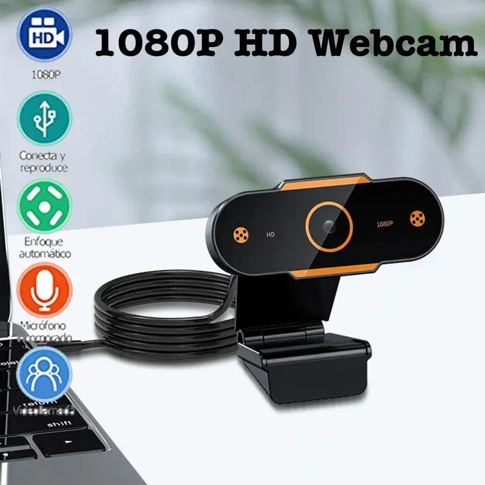 1080P HD USB Webcam – Auto Focus with Microphone
