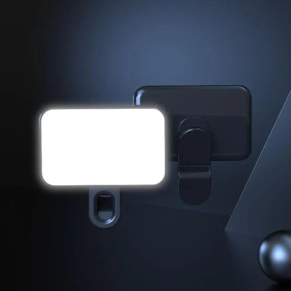 Portable Rechargeable Selfie Ring Light with Adjustable Brightness