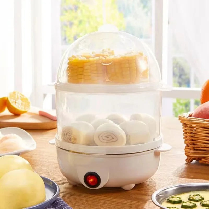 Double Layer Electric Egg Boiler – Steamer & Poacher Machine