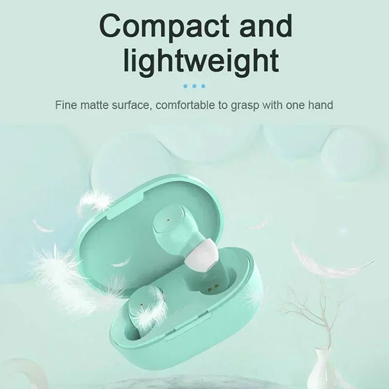 Bluetooth 5.1 Wireless Earphones – Touch Control, Waterproof Sports Headset with Mic