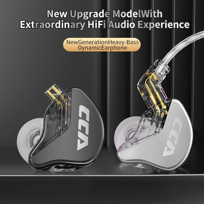 EMF Free Wired HiFi In-Ear Monitor Earphones with Noise Isolation & Deep Bass