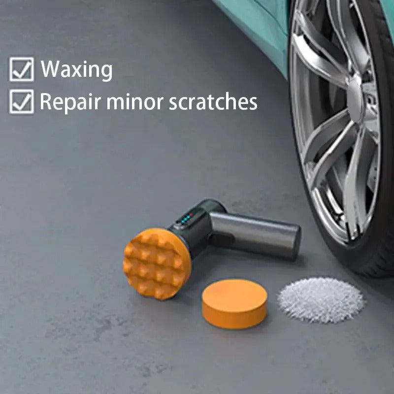 Wireless Car Polisher – Cordless Handheld Waxing & Paint Repair