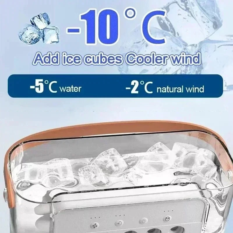 New 3-in-1 Mini Air Cooler & Fan Portable Air Conditioner
