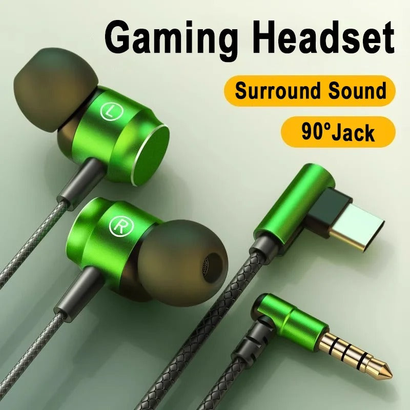 Jack Wired Gaming Headset – HiFi Surround Sound with Mic